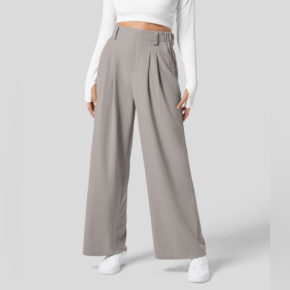 HALARA High Waisted Wide Leg Pants Size Large NWT